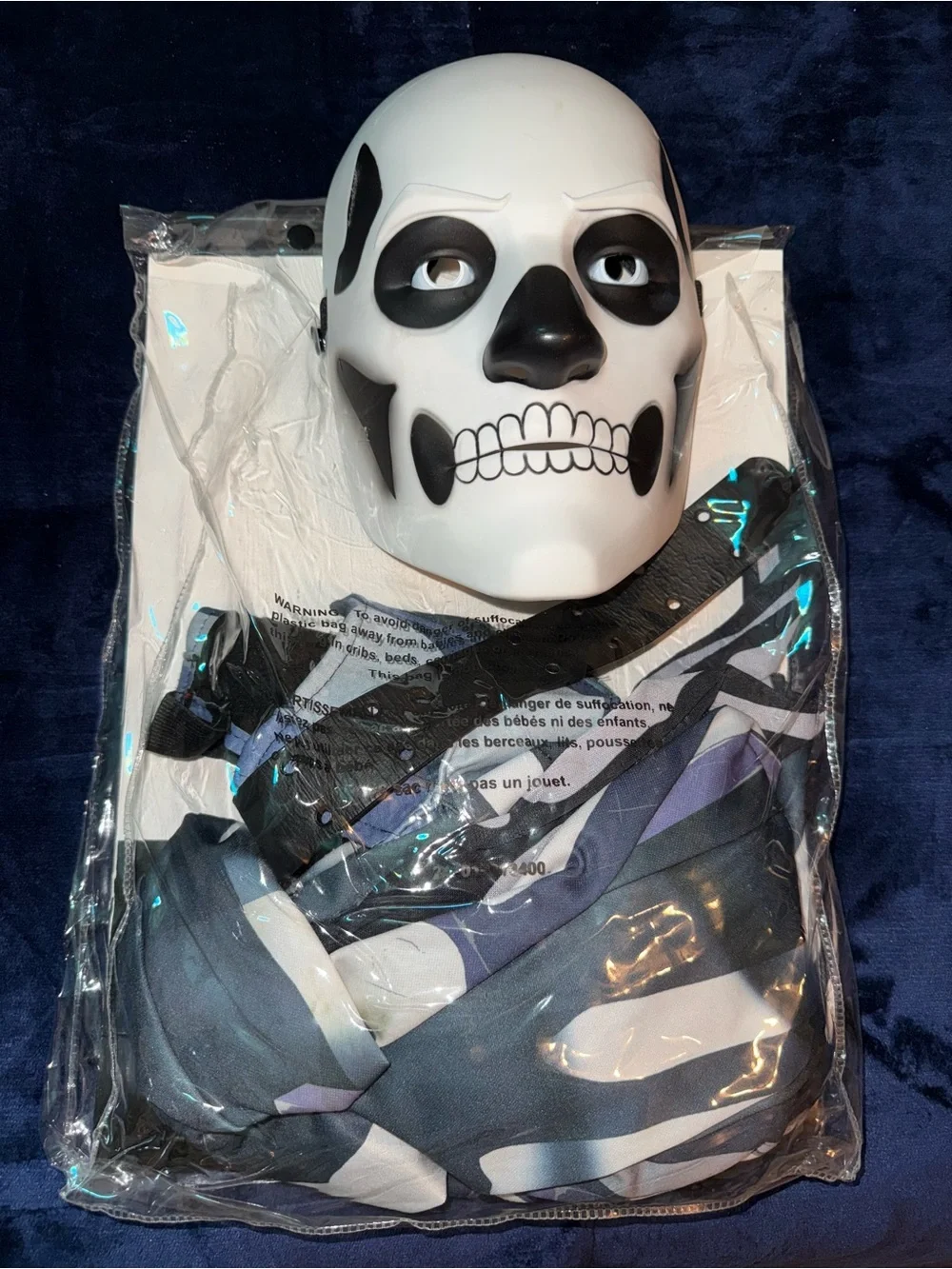 Fortnite Skull Trooper Kids Costume - Black & White